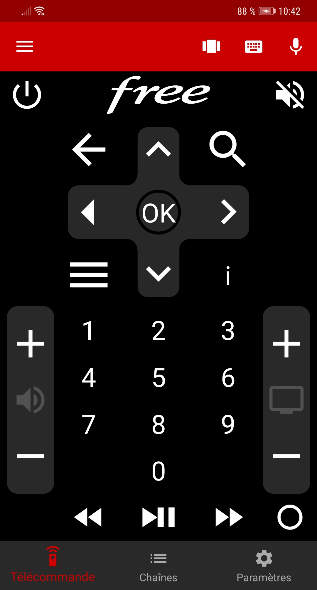 Télécommande Freebox