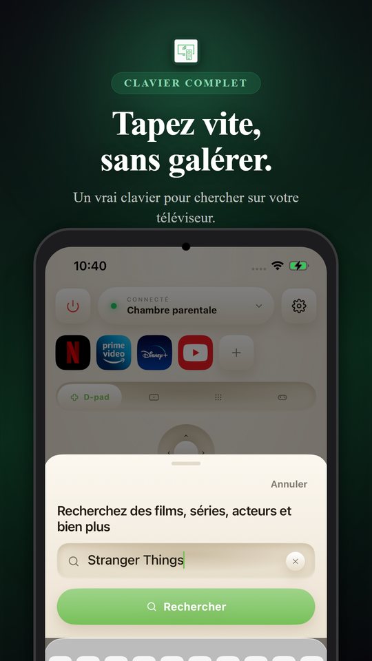 Télécommande Android TV