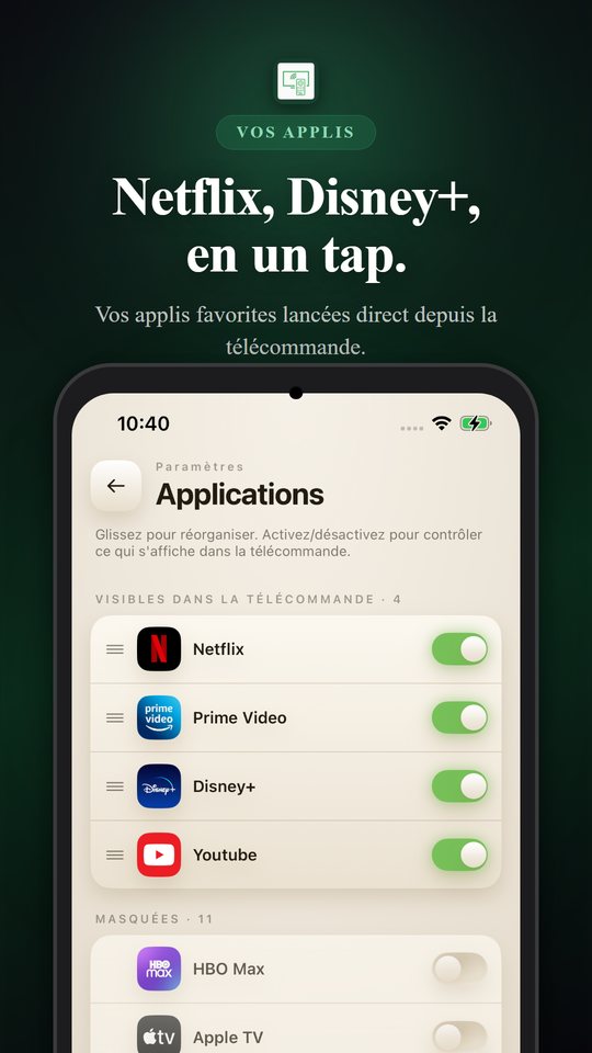 Télécommande Android TV