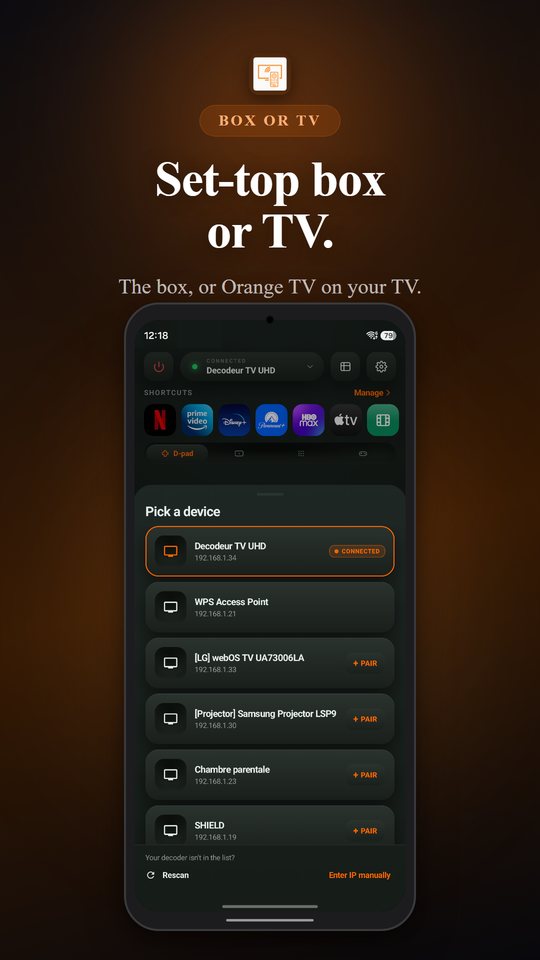 Livebox Remote