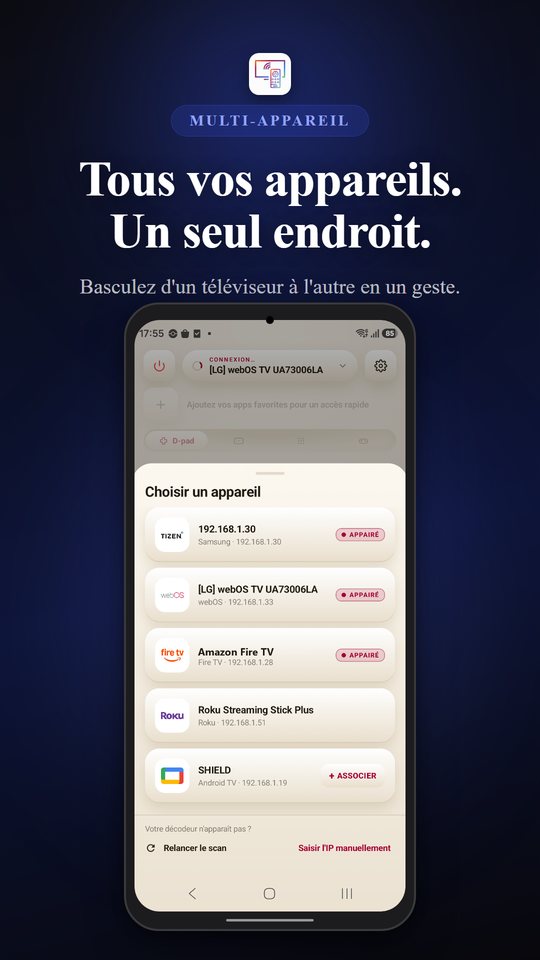 Télécommande TV universelle