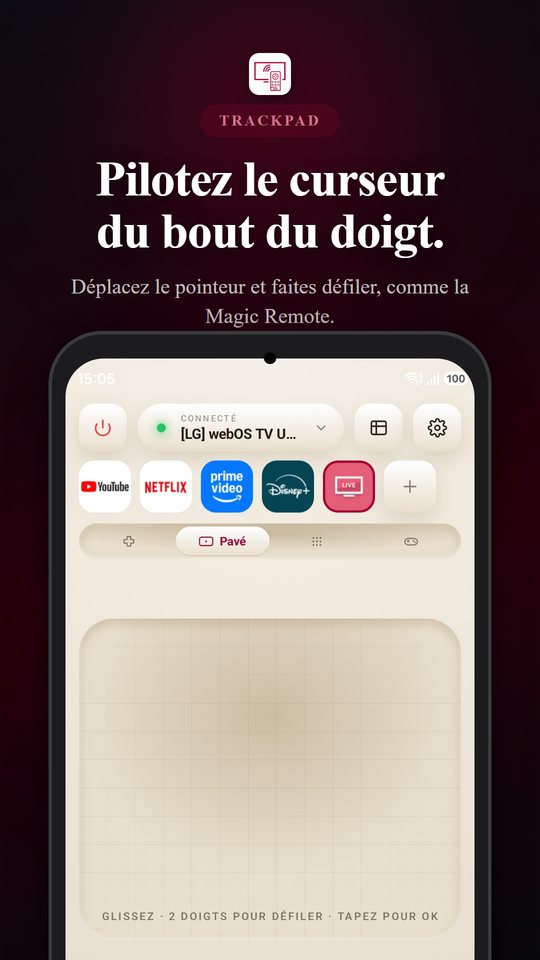 Télécommande LG TV