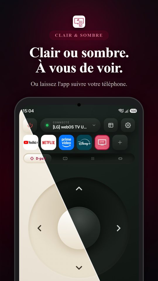 Télécommande LG TV